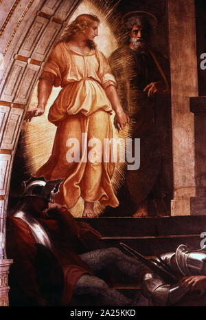 The Liberation Of Saint Peter Fresco Painting By The Italian High