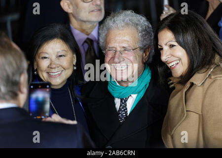 Jeanne D Hauteserre Ludivine Sagnier And Anne Hidalgo Attends The