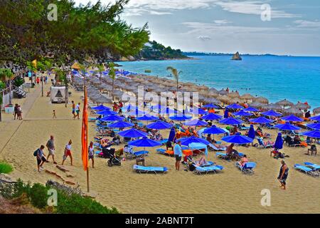 The Beautiful Beach Near Lassi Known As Paralia Makris Gialos Features