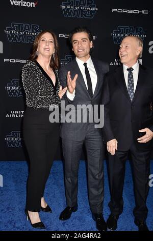 L R Producer Frank Marshall Producer Kathleen Kennedy Ethann