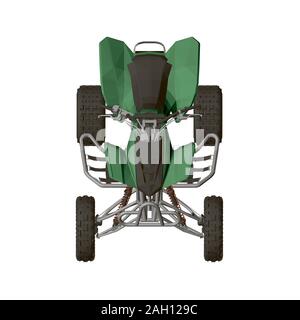 Atv Racer Cartoon Vector Illustration Stock Vector Image Art Alamy