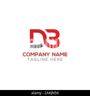 Initial Db Letter Logo With Creative Modern Business Typography Vector