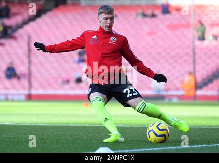 Ben Osborn 23 Of Sheffield United Tries To Control The Ball In On 1 9