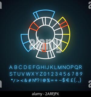 Radial Diagram Color Icon Round Chart Circular Graph Radar Diagram