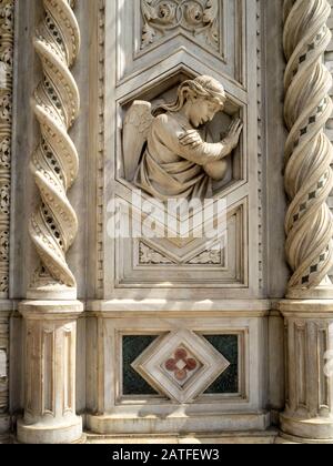 Stone Carving On The Duomo In Modena A City In The Emilia Romagna