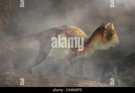 Cryolophosaurus Was A Theropod Dinosaur That Lived In Antarctica During