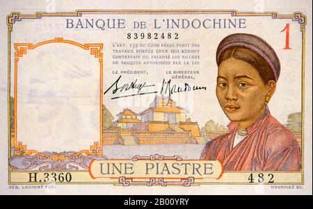 Indochina Vietnam Laos Cambodia Banque De L Indochina One Hundred