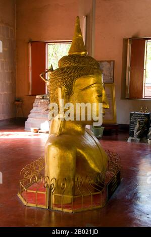 Buddha Statue Half Buried Golden Buddha Temple Wat Phra Thong