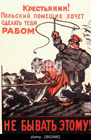 Polish Soviet Propaganda Poster 9 Stock Photo 164181490 Alamy