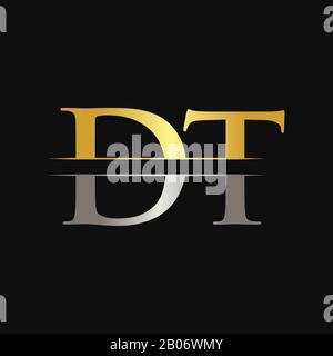 Dt Logo Design Modern Letter Dt Monogram Logo Initials Dt Logo