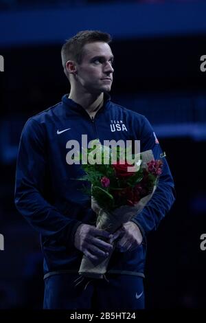 March 7 2020 Gymnast Sam Mikulak USA Wins The Men S All Around