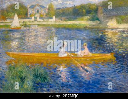 Pierre Auguste Renoir The Skiff La Yole Stock Photo Alamy