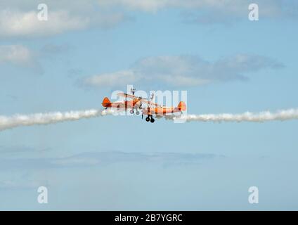 The Guinness World Record Holding Aerosuperbatics Formation Wingwalking