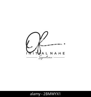 Handwritten Signature Logo For Initial Letter PL Vector Logo Template