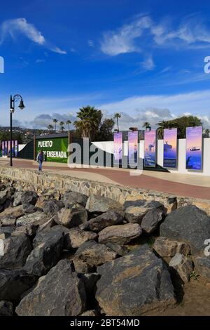 Malecon Ensenada City Baja California Mexico Stock Photo Alamy