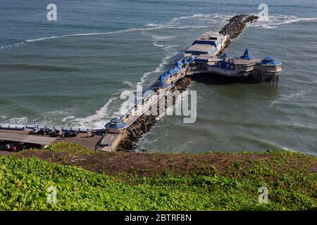 Rosa Nautica Restaurant On Pier In Miraflores District Lima Peru