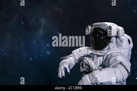 Astronaut In Outer Space Science Fiction Art Elements Of This Image