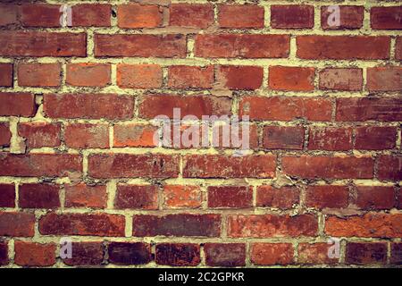 Weathered Stained Old Brick Wall Background Stock Photo Alamy