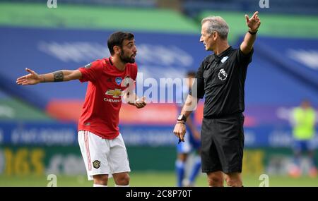 Manchester United S Bruno Fernandes Appeals For A Corner Which Is