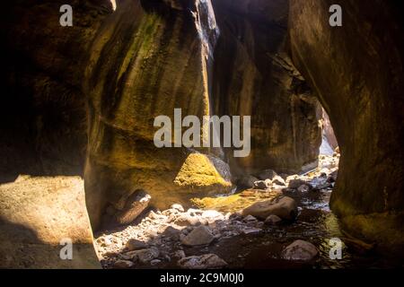 The Tugela Tunnel A Slot Canyon In The Drakensberg Carved By The