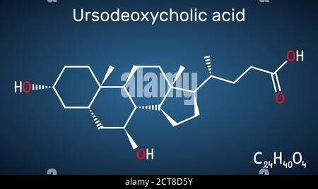 Ursodiol Ursodeoxycholic Acid Udca Gallstone Treatment Drug Molecule