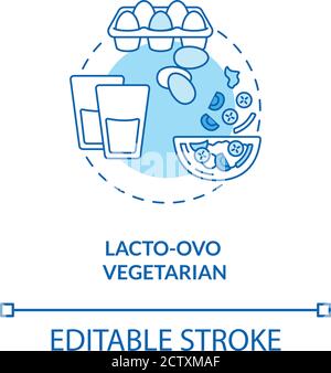 Lacto Vegetarian Concept Icon Stock Vector Image Art Alamy