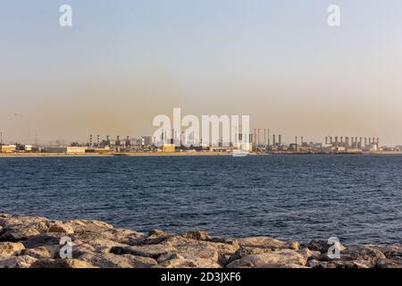 Dubai Uae Jebel Ali Steel Furnace Recycling Plant Stock Photo Alamy