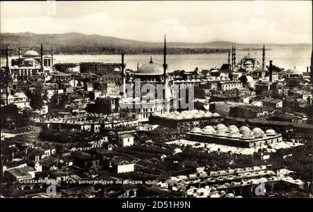 Constantinople Istanbul T Rkei Vue De La Tour De Galata Usage