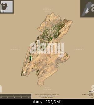 Beqaa Governorate Of Lebanon High Resolution Satellite Map Locations