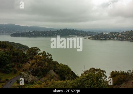 Tiburon From Angel Island State Park California Stock Photo Alamy