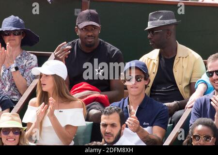 File Photo Lilian Thuram And His Son Marcus Thuram In Stands During