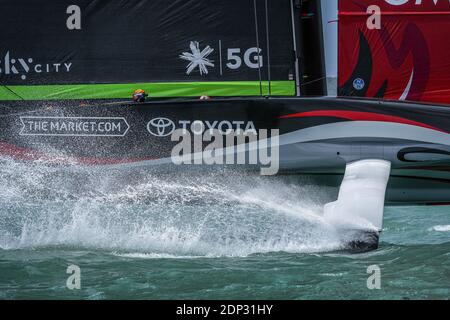 Emirates Team New Zealand Te Rehutai Helmed By Peter Burling Followed