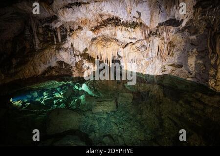 Underground Demanovka River In Demanovska Cave Of Liberty With Its The