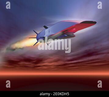 The X A Waverider Hypersonic Flight Test Vehicle Was Uploaded To An