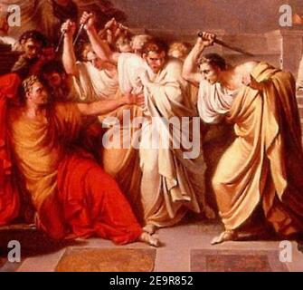 Morte Di Giulio Cesare Stock Photo Alamy