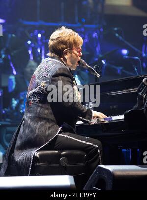 Elton John In Concert In Miami Florida USA On His Goodbye Yellow