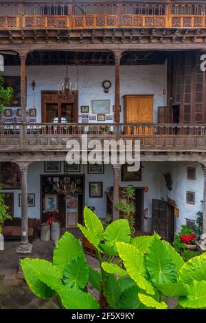 Interior Of The Casa De Los Balcones La Orotava Teneriffe Canary