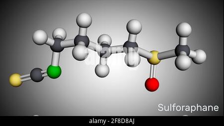 Sulforaphane Sulphoraphane Molecule It Is Isothiocyanate