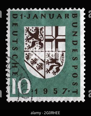 GERMANY CIRCA 1957 A Postage Stamp Printed In Germany Showing An