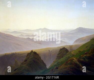 Caspar David Friedrich Morning In The Mountains Stock Photo Alamy