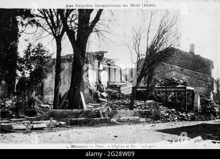 Les Grandes Inondations Du Midi Montauban Carte Postale