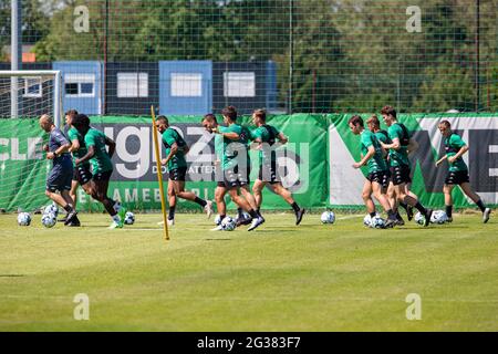 Cercle S Players Pictured In Action During A Training Session Of