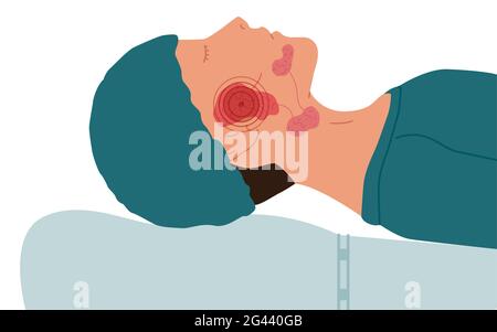 Male Salivary Gland Illustration Stock Photo Alamy