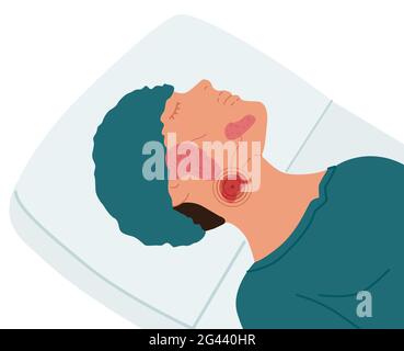 Male Salivary Gland Illustration Stock Photo Alamy