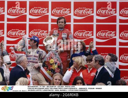 MOTORSPORT F1 1981 BELGIUM GP ZOLDER PHOTO DPPI CARLOS