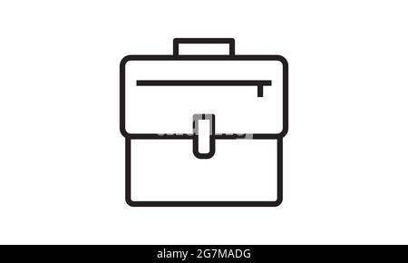 Office Briefcase Line Icon Thin Design Style From Office Tools Icon