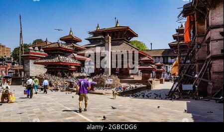 Jagannath And Gopinath Temples In Hanuman Dhoka Kathmandu Durbar