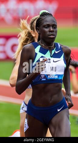 Athing Mu Usa Wins The Women S M In A Meet Record During