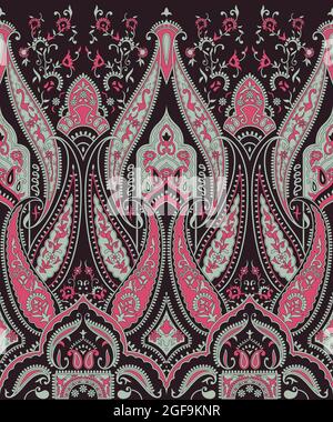 Seamless Traditional Indian Motif Perfect For Background Or Wallpaper