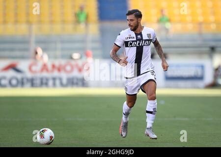 Italian Defender Giuseppe Pezzella Of Parma Calcio During The Serie A